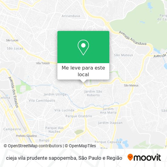 cieja vila prudente sapopemba mapa