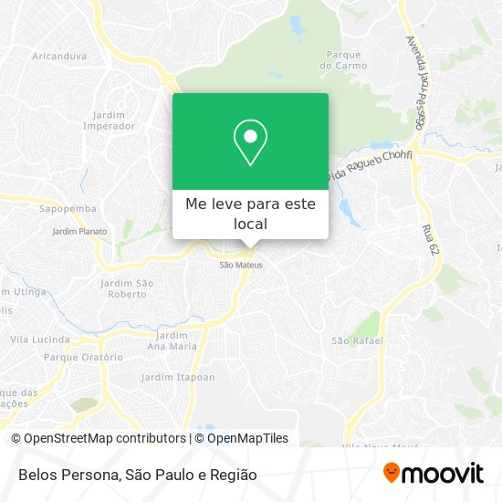 Belos Persona mapa