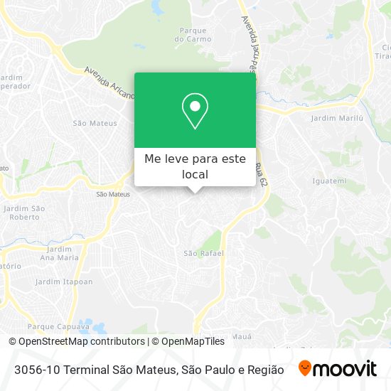 3056-10 Terminal São Mateus mapa