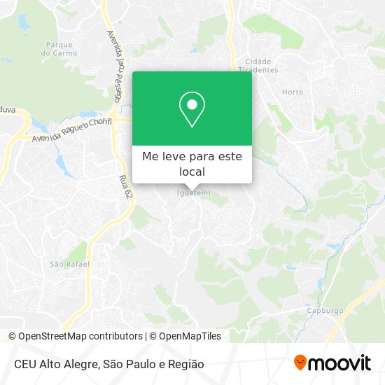 CEU Alto Alegre mapa