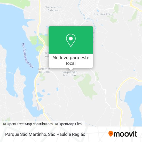 Parque São Martinho mapa