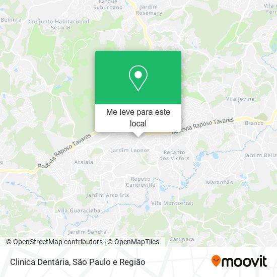 Clinica Dentária mapa