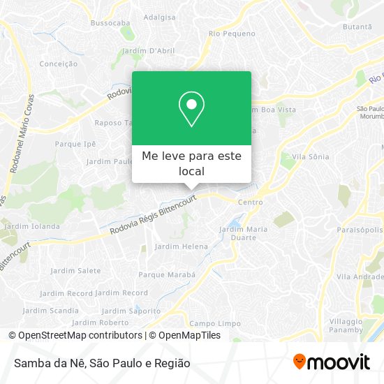Samba da Nê mapa