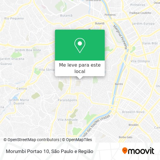 Morumbi Portao 10 mapa