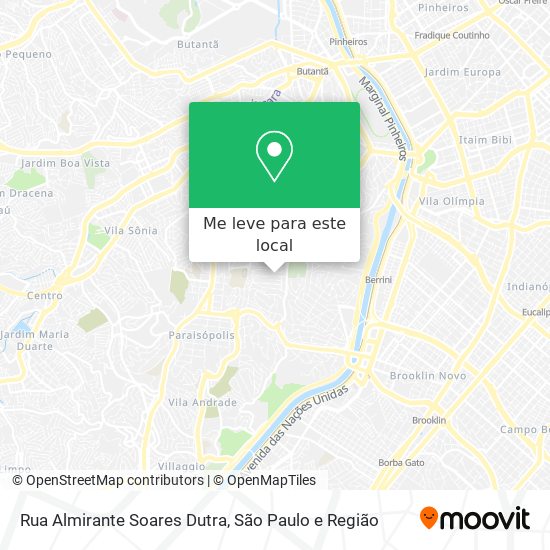 Rua Almirante Soares Dutra mapa