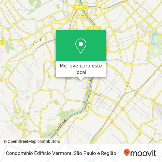 Condomínio Edifício Vermont mapa