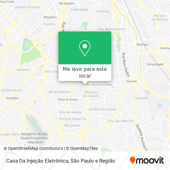 Casa Da Injeção Eletrônica mapa