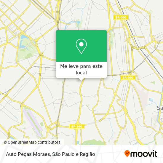 Auto Peças Moraes mapa