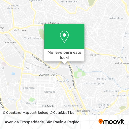 Avenida Prosperidade mapa