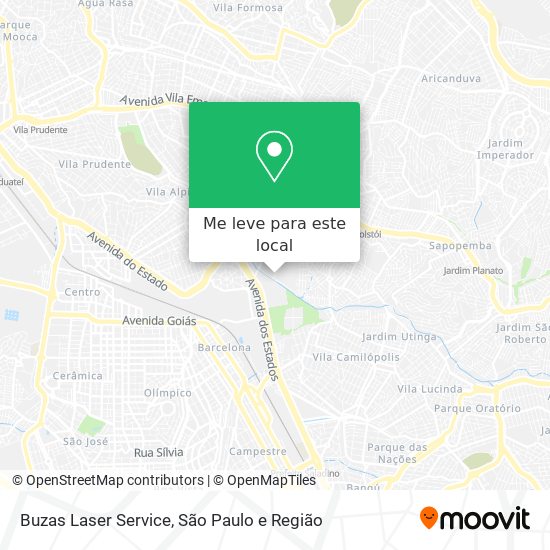 Buzas Laser Service mapa