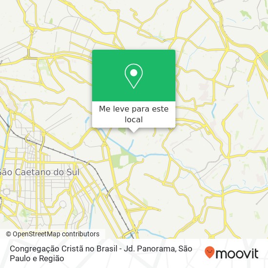 Congregação Cristã no Brasil - Jd. Panorama mapa