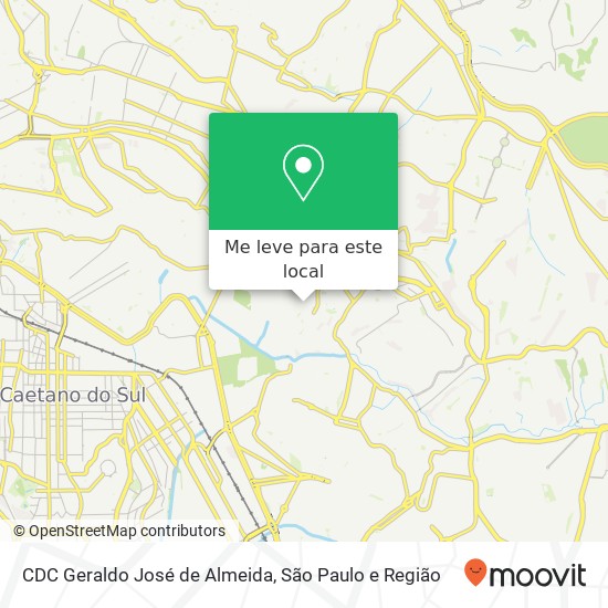 CDC Geraldo José de Almeida mapa