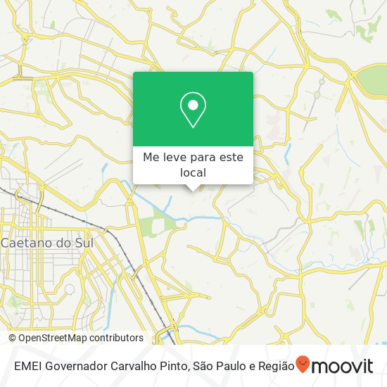 EMEI Governador Carvalho Pinto mapa