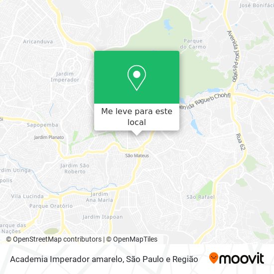 Academia Imperador amarelo mapa
