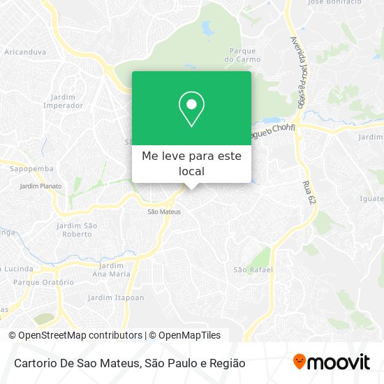 Cartorio De Sao Mateus mapa