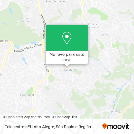Telecentro cEU Alto Alegre mapa