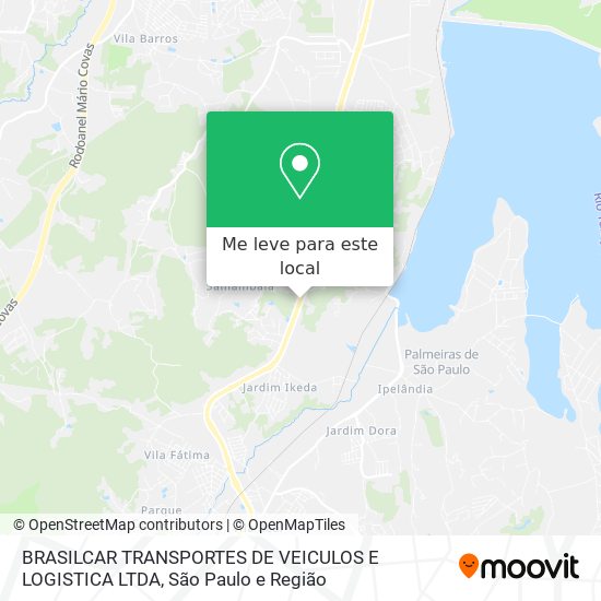 BRASILCAR TRANSPORTES DE VEICULOS E LOGISTICA LTDA mapa