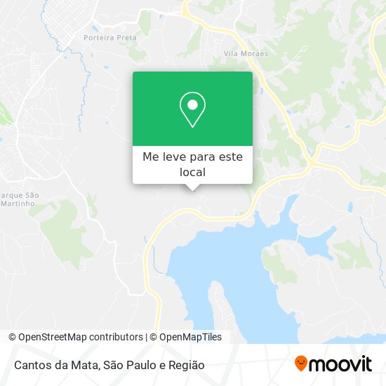 Cantos da Mata mapa