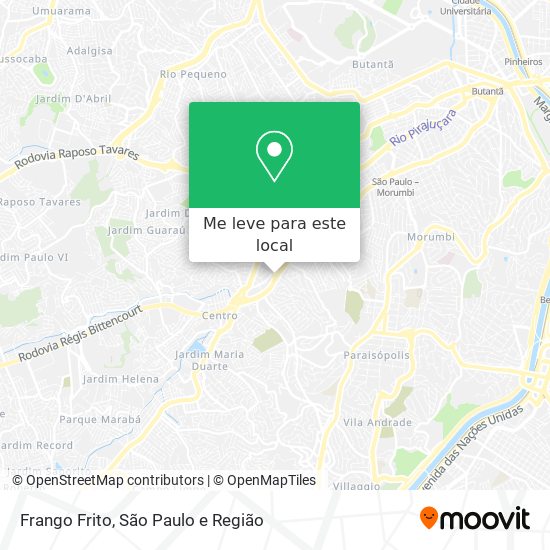 Frango Frito mapa