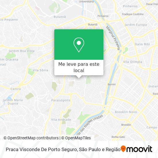 Praca Visconde De Porto Seguro mapa