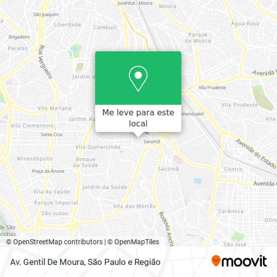 Av. Gentil De Moura mapa