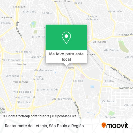 Restaurante do Letacio mapa