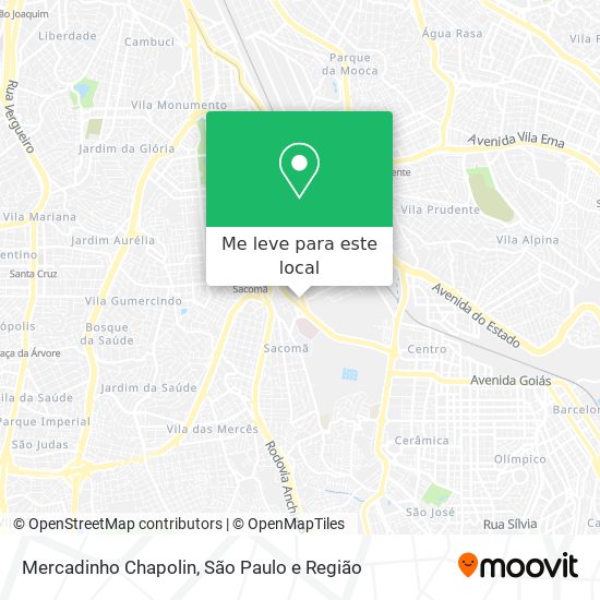 Mercadinho Chapolin mapa