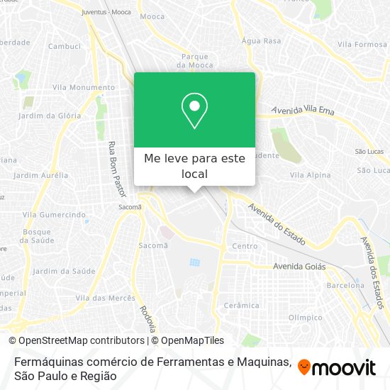 Fermáquinas comércio de Ferramentas e Maquinas mapa