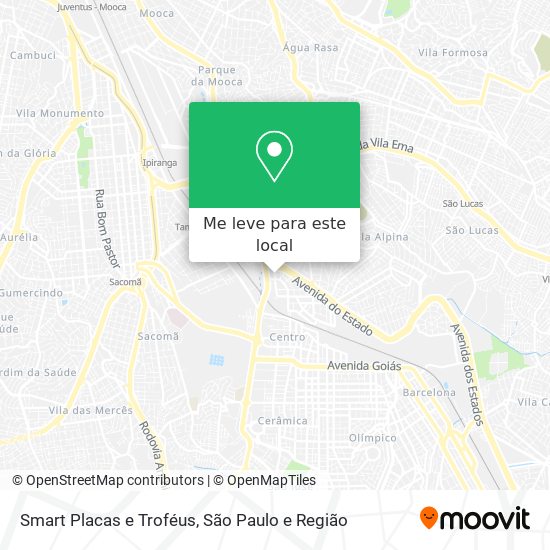 Smart Placas e Troféus mapa