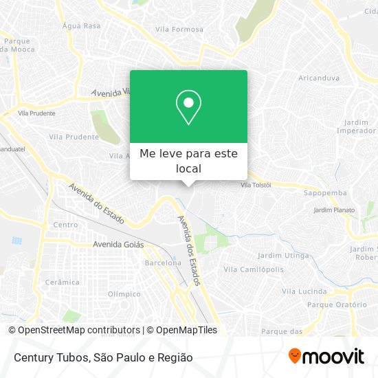 Century Tubos mapa