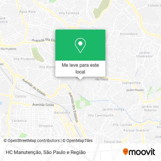 HC Manutenção mapa