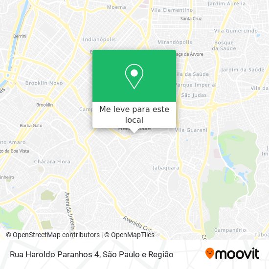 Rua Haroldo Paranhos 4 mapa