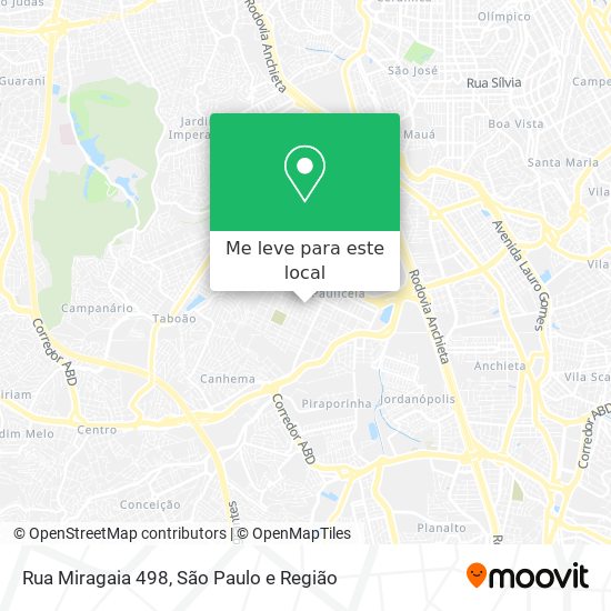 Rua Miragaia 498 mapa