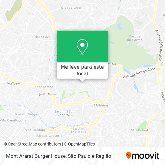 Mont Ararat Burger House mapa