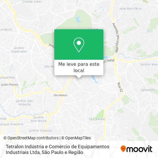Tetralon Indústria e Comércio de Equipamentos Industriais Ltda mapa