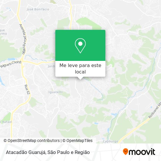 Atacadão  Guarujá mapa