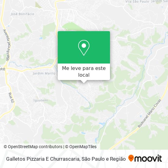 Galletos Pizzaria E Churrascaria mapa