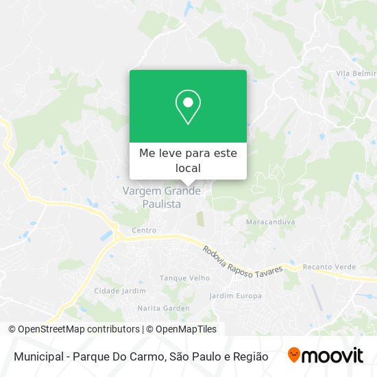 Municipal - Parque Do Carmo mapa