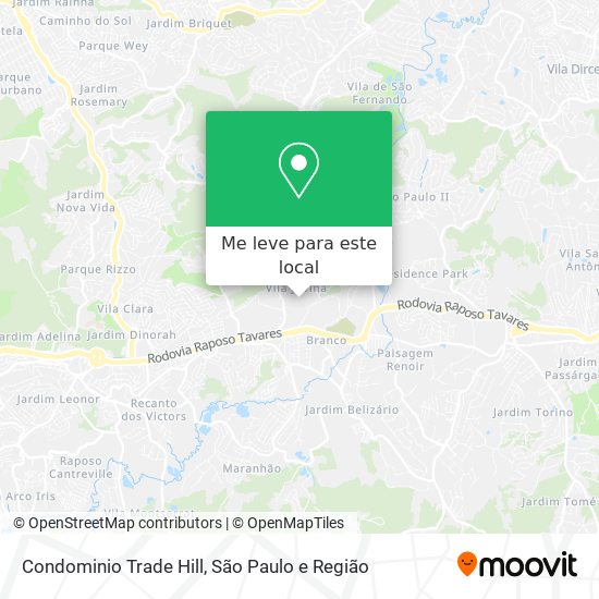 Condominio Trade Hill mapa