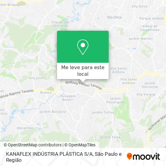 KANAFLEX INDÚSTRIA PLÁSTICA S / A mapa