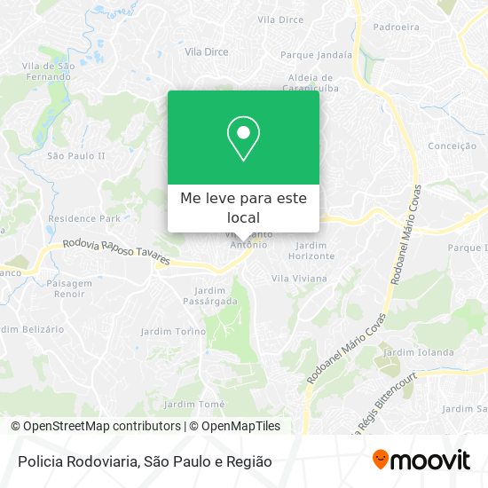 Policia Rodoviaria mapa