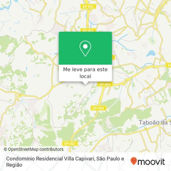 Condomínio Residencial Villa Capivari mapa