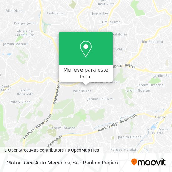 Motor Race Auto Mecanica mapa