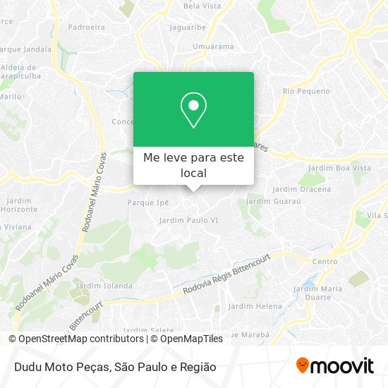 Dudu Moto Peças mapa