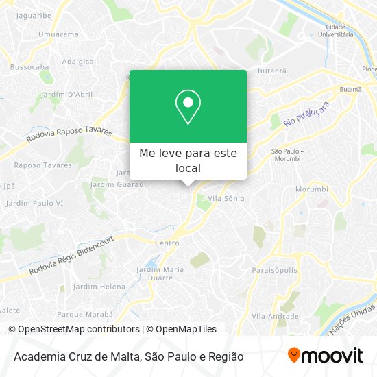 Academia Cruz de Malta mapa