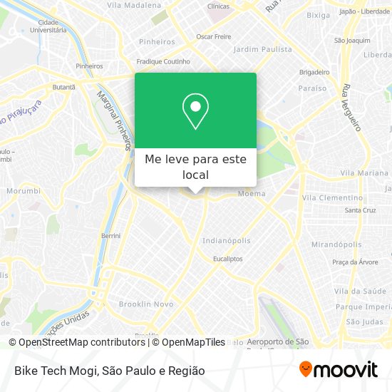 Bike Tech Mogi mapa