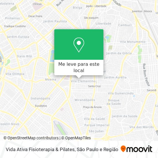 Vida Ativa Fisioterapia & Pilates mapa