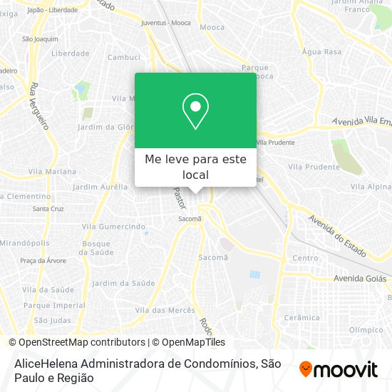 AliceHelena Administradora de Condomínios mapa