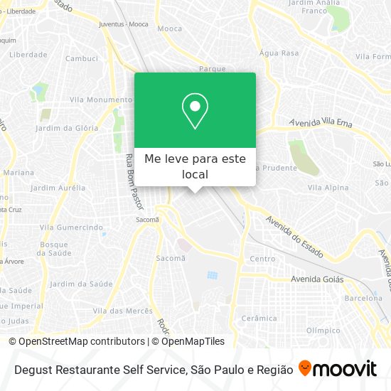 Degust Restaurante Self Service mapa