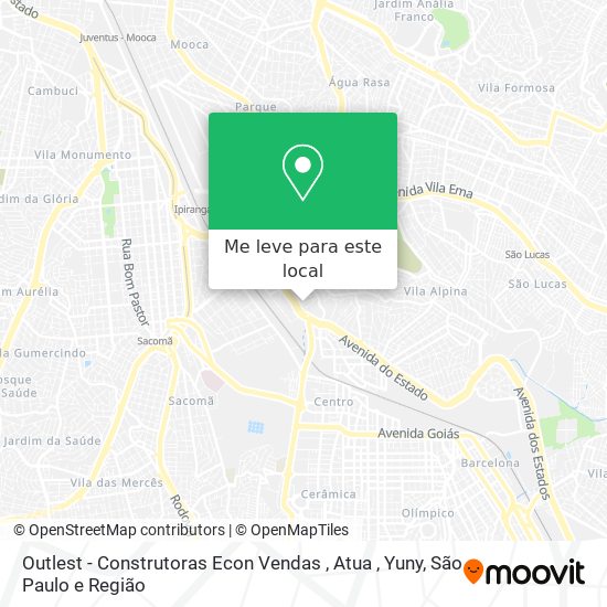 Outlest - Construtoras Econ Vendas , Atua , Yuny mapa